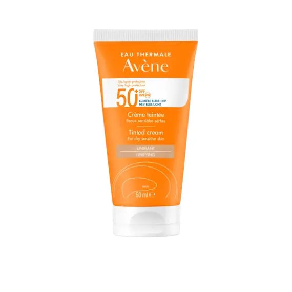 Avene Crema Colorata Protezione Molto Alta Spf50+ Pelle Sensibile Secca 50 Ml | Acquista Online su Farmaclick
