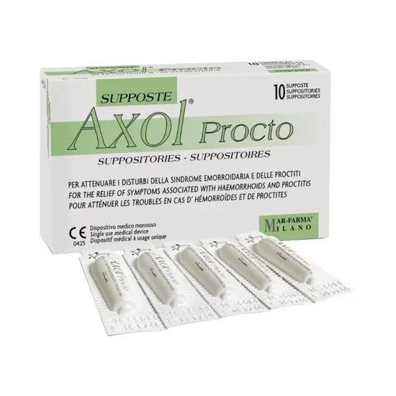 Axol Procto 10 Supposte 2g | Acquista Online su Farmaclick
