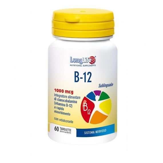 Longlife B12 1000 MCG 60 Tavolette | Acquista Online su Farmaclick