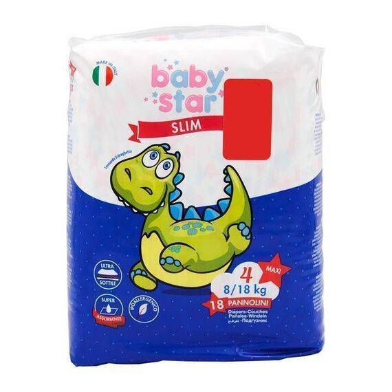 Baby Star 18 Pannolini 4 Slim | Acquista Online su Farmaclick
