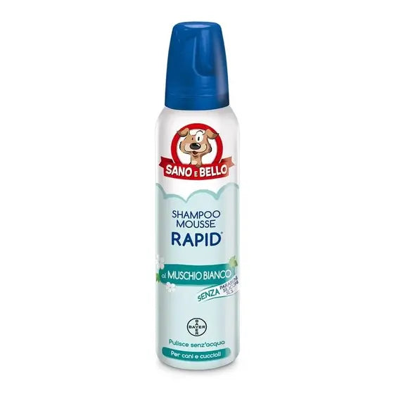 Bayer Shampoo Secco Al Muschio Bianco per Cani 300ml | Acquista Online su Farmaclick