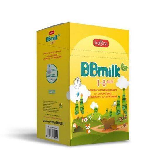 Bb Milk Latte in Polvere per la Crescita 1-3 Anni 2 Buste da 400g | Acquista Online su Farmaclick
