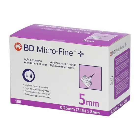 Bd Micro - Fine Aghi per Penna 0.25mm (31g) 5mm 100 Pezzi | Acquista Online su Farmaclick