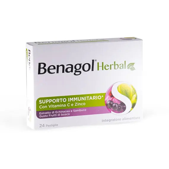Benagol Herbal Frutti di Bosco 24 Pastiglie | Acquista Online su Farmaclick