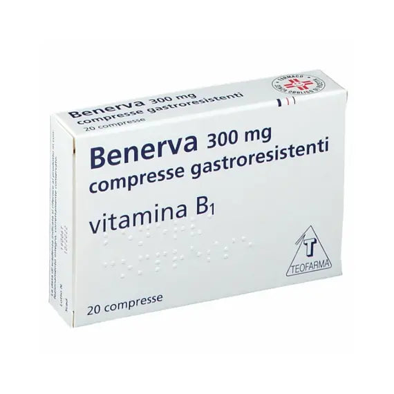 Benerva 300 Mg Vitamina B1 20 Compresse | Acquista Online su Farmaclick