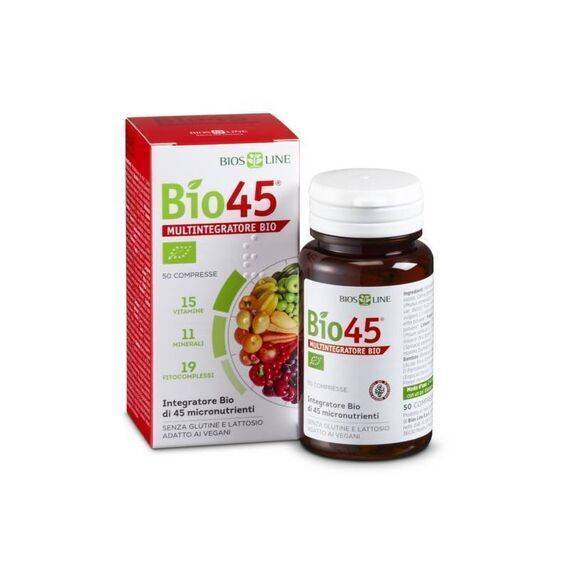 Bios Line Bio 45 Energy Integratore Multivitaminico 50 Compresse | Acquista Online su Farmaclick