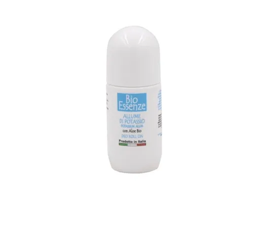 Bio Essenze Allume Di Potassio Deodorante Roll On Con Aloe Bio 50 Ml
