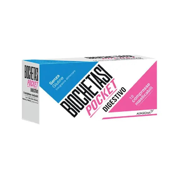 Biochetasi Digestione Pocket 18 Compresse Masticabili | Acquista Online su Farmaclick