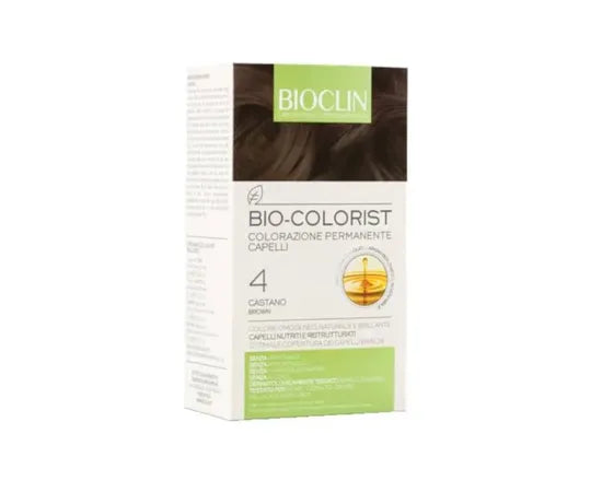Bioclin Bio Colorist Colorazione Permanente Capelli Con Olio Di Argan Biologico 4 Castano