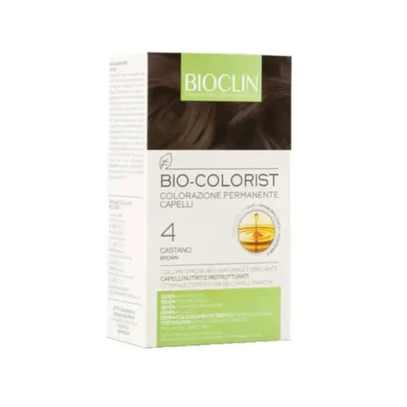 Bioclin Bio Colorist Colorazione Permanente Capelli con Olio di Argan Biologico 4 Castano | Acquista Online su Farmaclick