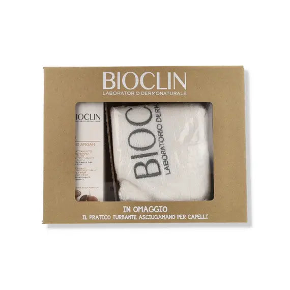 Bioclin Cofanetto con Bio Argan Trattamento Quotidiano per Capelli con Turbante Asciugamano in Omaggio | Acquista Online su Farmaclick