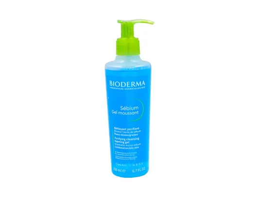 Bioderma Sébium Gel Moussant Reinigungsgel für Mischhaut oder fettige Haut 200 ml