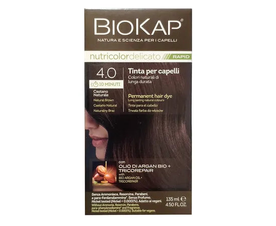Biokap Nutricolor Rapid Tinta 4.0 Castano Naturale