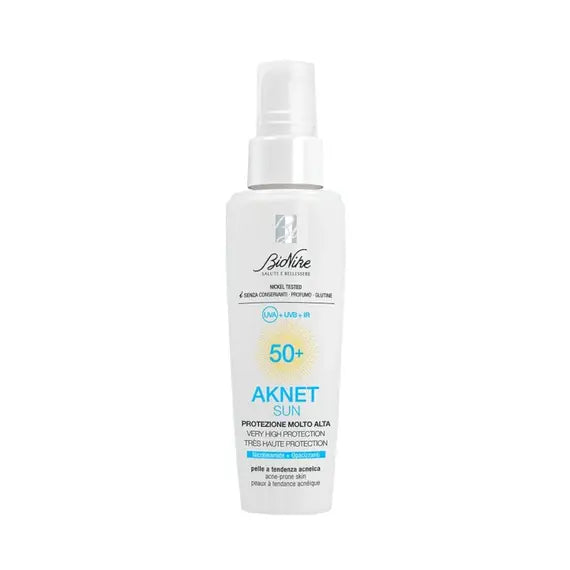 Bionike Aknet Sun Protezione Molto Alta Spf 50+ 50 Ml | Acquista Online su Farmaclick