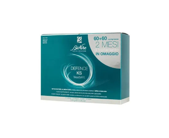 Bionike Defence Ks Trico Safe Integratore Anticaduta 60 + 60 Compresse 2 Mesi Di Trattamento  In Omaggio