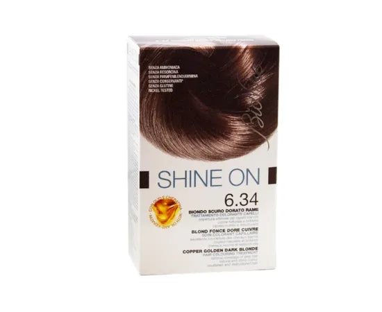 Bionike Shine On Tinture Per Capelli Colore 6.34 Biondo Scuro Dorato Rame