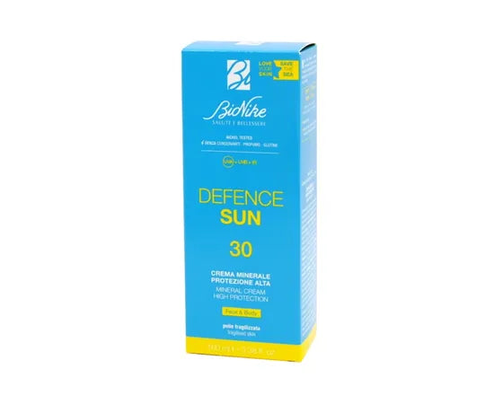 Bionike Defence Sun 30 Mineralische Creme Hoher Schutz LSF30 Gesicht Und Körper 100 ml