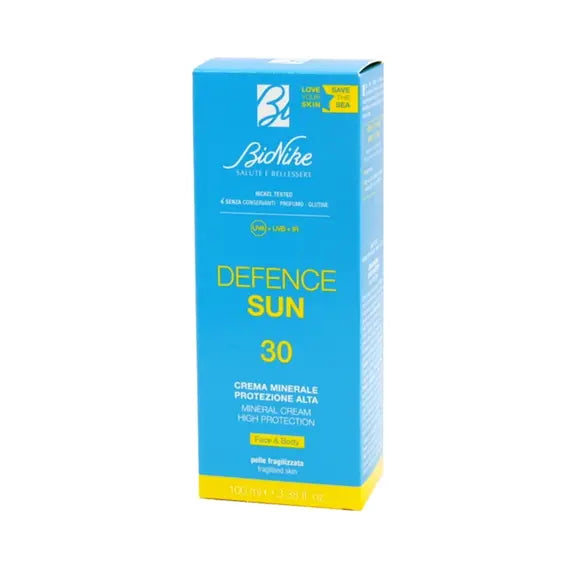 Bionike Defence Sun 30 Crema Minerale Protezione Alta Spf30 Viso e Corpo 100 Ml | Acquista Online su Farmaclick