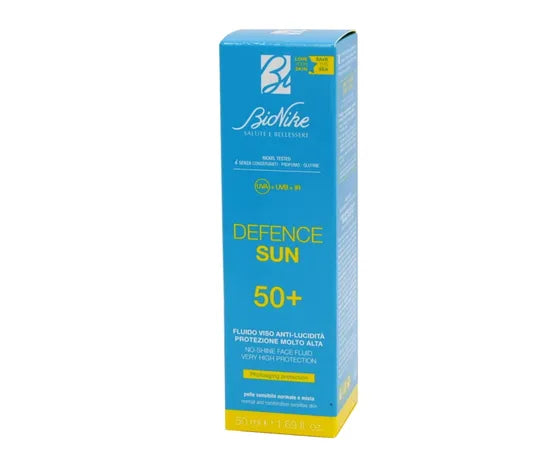 Bionike Defence Sun 50+ Gesichtsfluid Mattierend Sehr Hoher Schutz LSF 50+ 50 ml