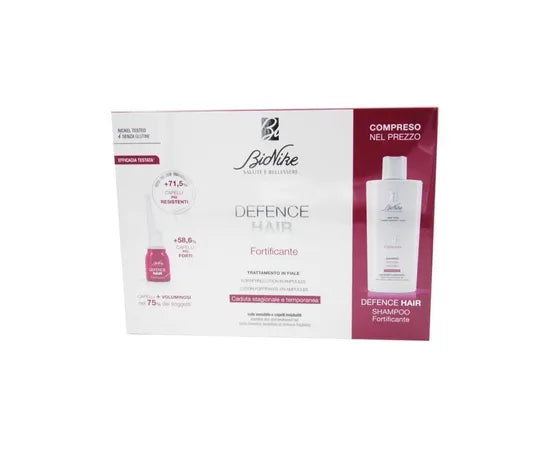 Bionike Defence Hair Kräftigende Behandlung 21 Einzeldosis-Ampullen und kräftigendes Shampoo 200 ml
