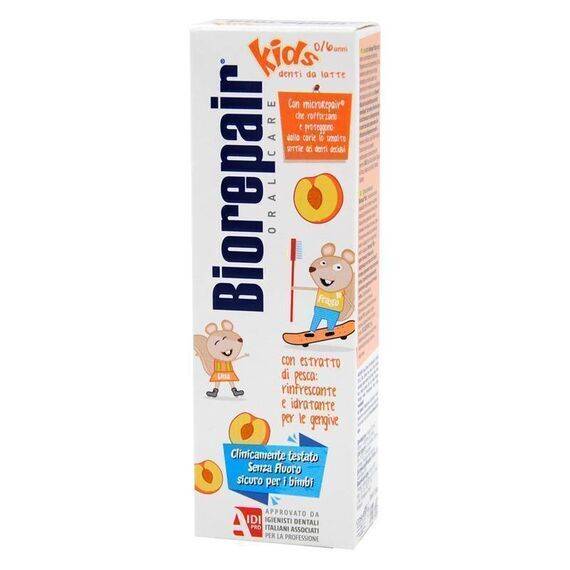 Biorepair Oral Care Kids 0-6 Anni Denti da Latte Dentifriciocon Estratto di Pesca 50 Ml | Acquista Online su Farmaclick
