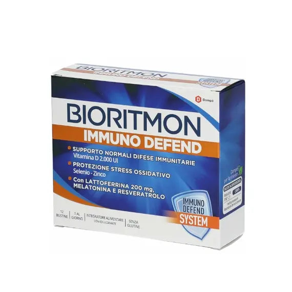 Bioritmon Immuno Defend Integratore Alimentare per il Sistema Immunitario 12 Bustine Gusto Mandarino | Acquista Online su Farmaclick
