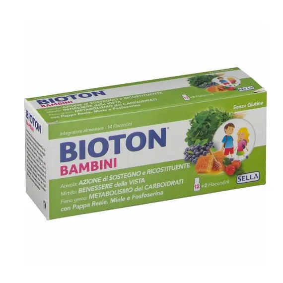 Bioton Bambini Integratore Alimentare Ricostituente 14 Flaconcini | Acquista Online su Farmaclick