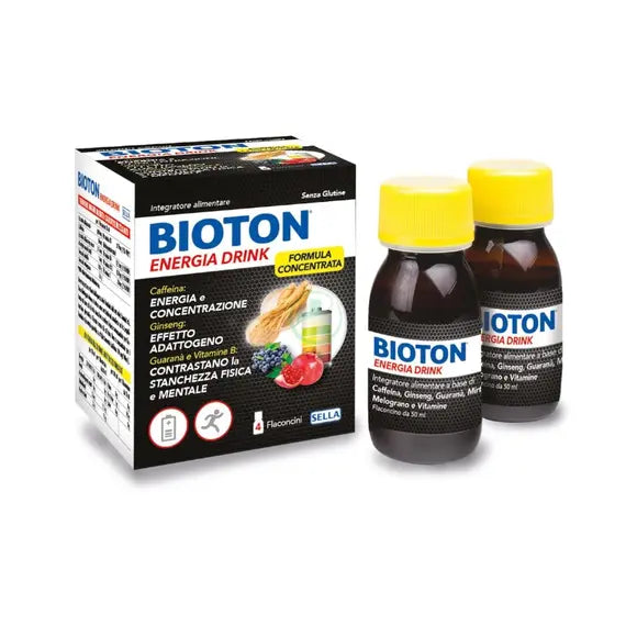 Bioton Energia Drink Integratore Alimentare 4 Flaconcini da 50 Ml | Acquista Online su Farmaclick