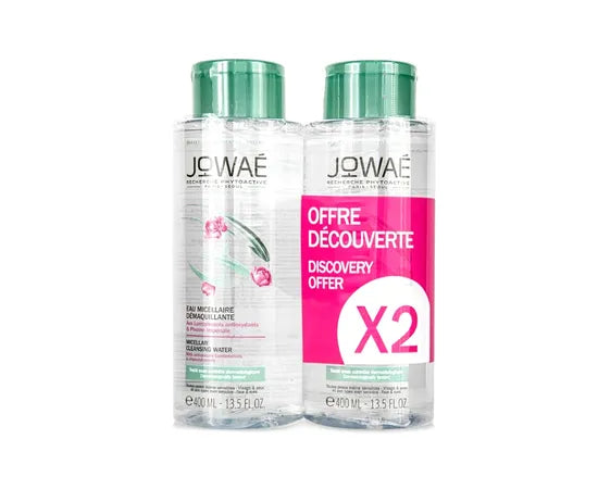Jowae Mizellares Wasser Make-up-Entferner 400 ml + 400 ml Sonder-Doppelpack