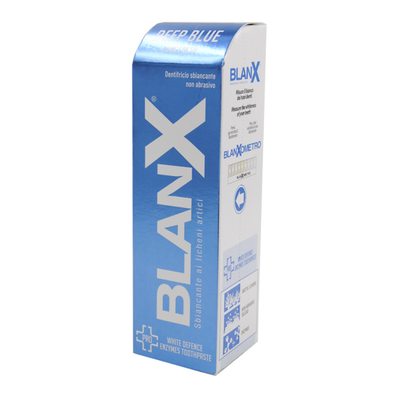 Blanx Deep Blue Long Fresh Dentifricio Sbiancante Ai Licheni Artici 75 Ml | Acquista Online su Farmaclick