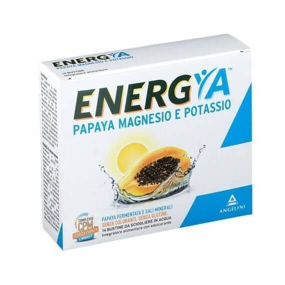 Energya Papaya Magnesio e Potassio Integratore Alimentare 14 Bustine | Acquista Online su Farmaclick