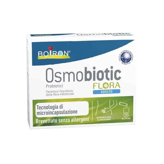 Boiron Osmobiotic Flora Adulto Integratore per L'equilibrio Intestinale 12 Bustine | Acquista Online su Farmaclick