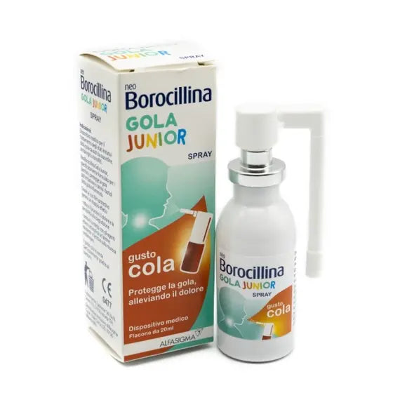 Neo Borocillina Gola Junior Spray 20 Ml Gusto Cola | Acquista Online su Farmaclick