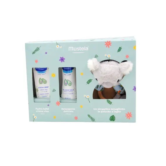 Mustela Cofanetto Koala Hidra Bã¨bã¨ Crema Viso+detergente Delicato | Acquista Online su Farmaclick