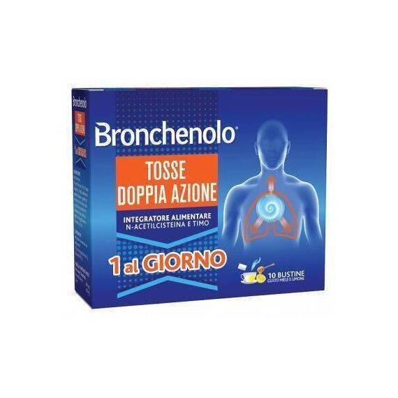 Bronchenolo Tosse Doppia Azione 10 Bustine | Acquista Online su Farmaclick