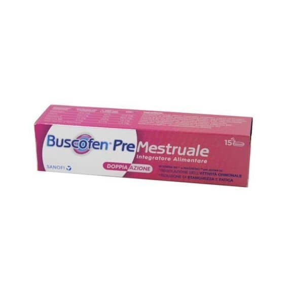 Buscofen Pre Mestruale Integratore Alimentare Doppia Azione 15 Compresse | Acquista Online su Farmaclick