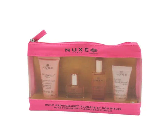 Nuxe Trousse Viaggio Huile Prodigeuse Florale 4 Prodotti