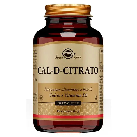 Solgar Cal-d-citrato Integratore Alimentare 60 Tavolette | Acquista Online su Farmaclick