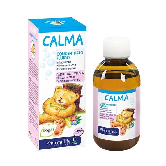 Calma Concentrato Fluido Integratore per il Benessere e il Rilassamento dei Bambini 200 Ml | Acquista Online su Farmaclick