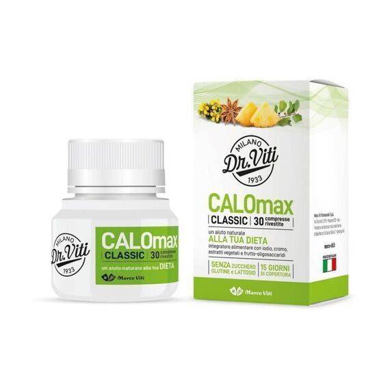 Dr Viti Calomax Classic Integratore Alimentare per il Controllo del Peso 30 Compresse | Acquista Online su Farmaclick