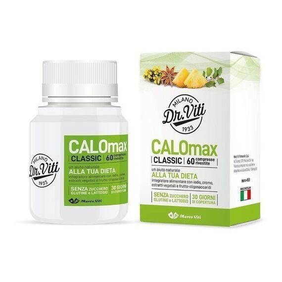 Dr Viti Calomax Classic Integratore Alimentare per il Controllo del Peso 60 Compresse | Acquista Online su Farmaclick