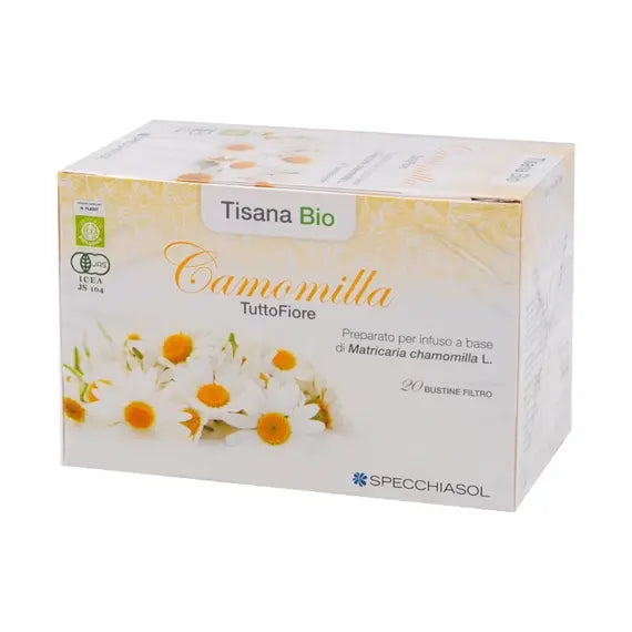 Specchiasol Tisana Bio Camomilla Tuttofiore 20 Filtri | Acquista Online su Farmaclick
