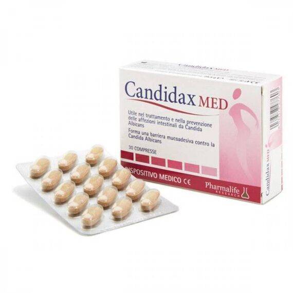 Pharmalife Candidax Med Integratore Alimentare per il Sistema Digerente 30 Compresse | Acquista Online su Farmaclick