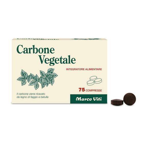 Carbone Vegetale Marco Viti 75 Compresse | Acquista Online su Farmaclick