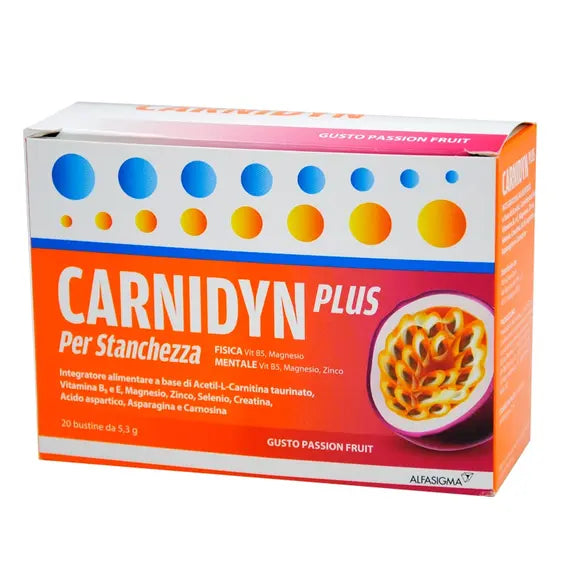 Carnidyn Plus 20 Bustine da 5,3 G Gusto Passion Fruit | Acquista Online su Farmaclick