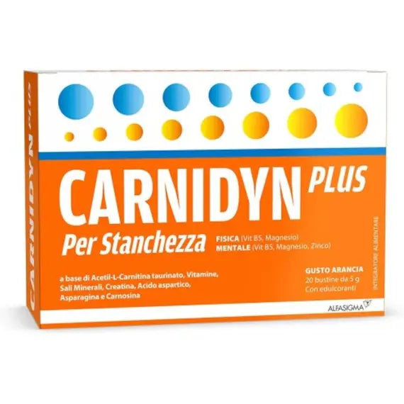 Carnidyn Plus 20 Bustine da 5 G Gusto Arancia | Acquista Online su Farmaclick