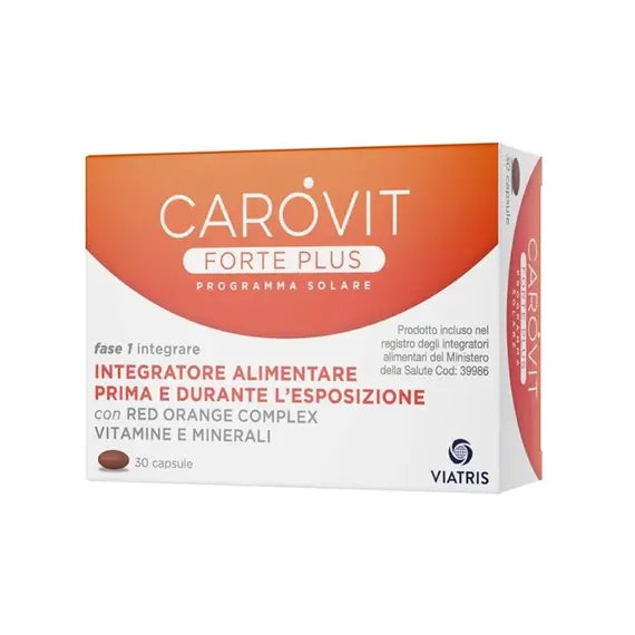 Carovit Forte Plus Progemma Solare 30 Capsule | Acquista Online su Farmaclick
