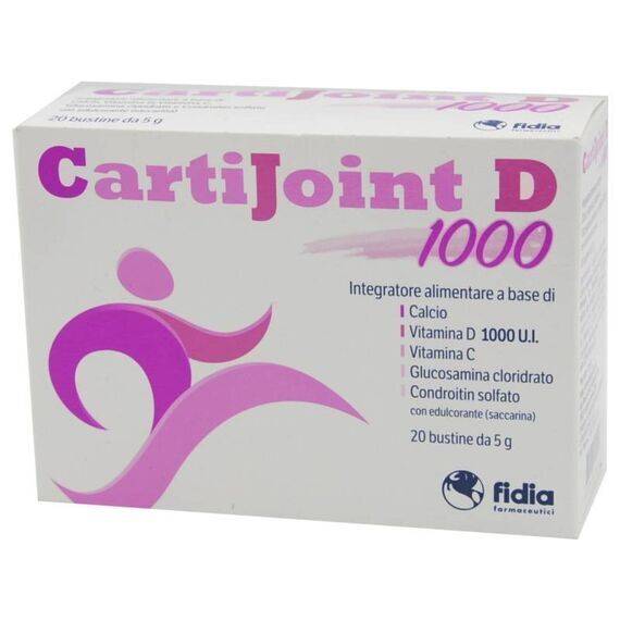 Cartijoint D 1000 Integratore Alimentare 20 Bustine | Acquista Online su Farmaclick