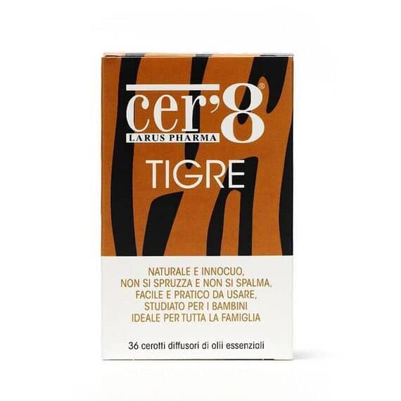 Cer'8 Tigre 36 Cerotti Antizanzare Diffusori di Oli Essenziali | Acquista Online su Farmaclick