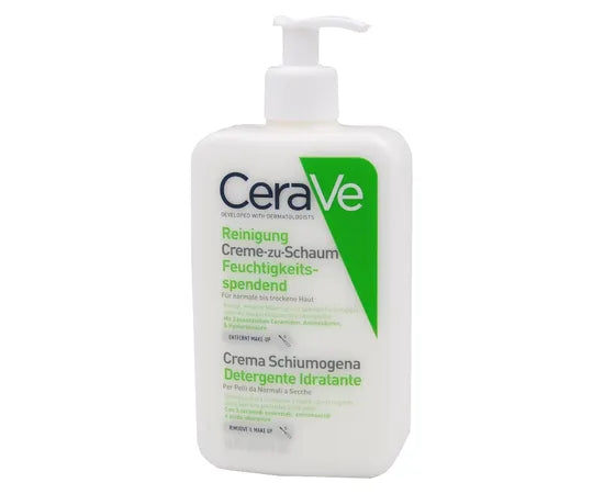 CeraVe Feuchtigkeitsspendende Schäumende Reinigungslotion für normale bis trockene Haut 473 ml